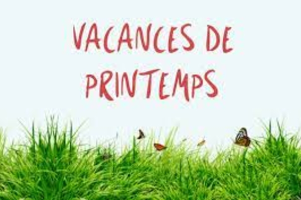 Vacances printemps